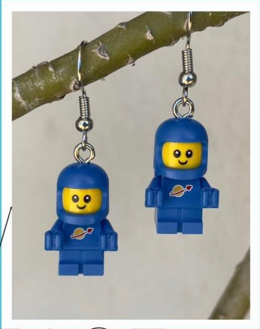 Brick Nic Lego Baby Spaceman Earrings