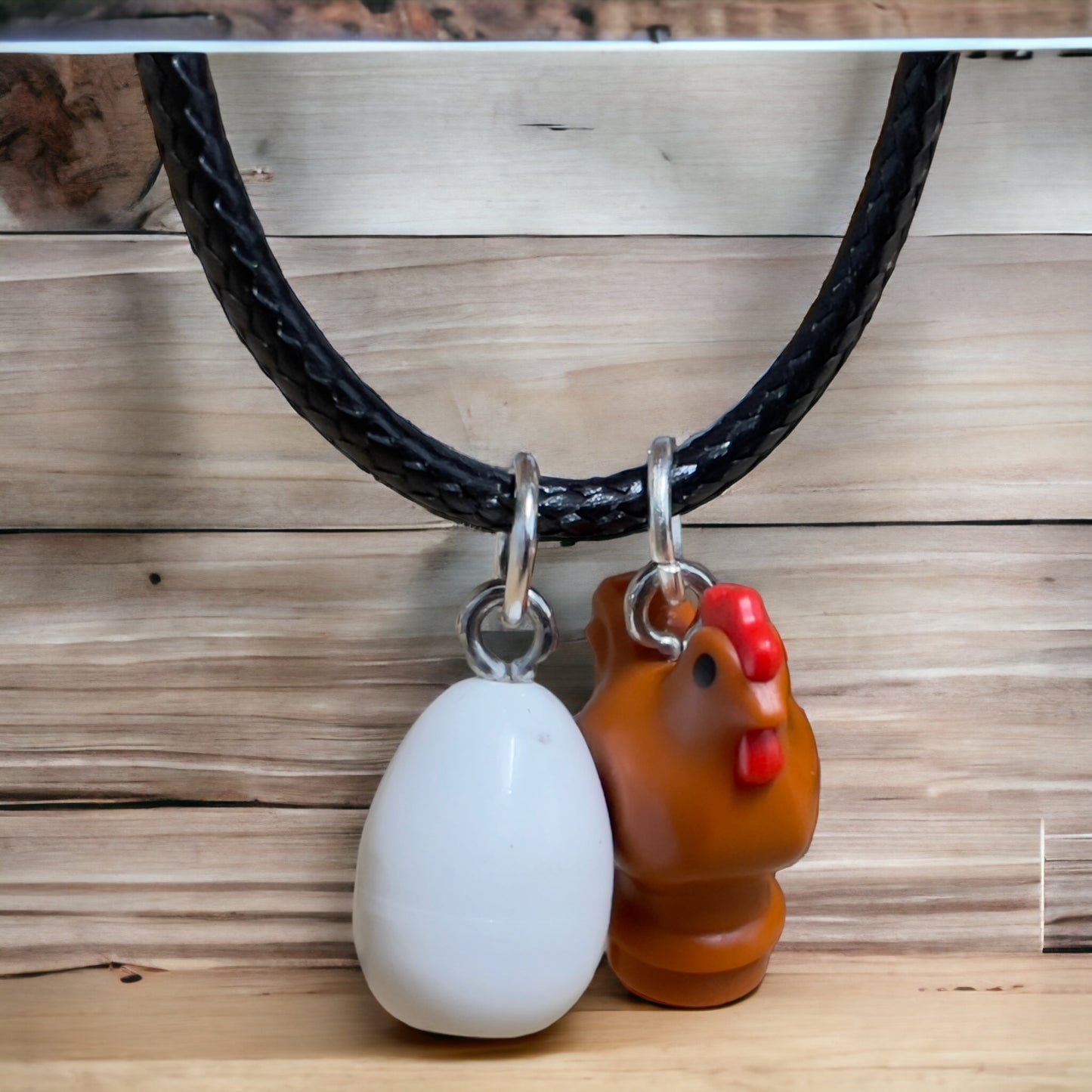 Lego® Chicken and Egg Necklace