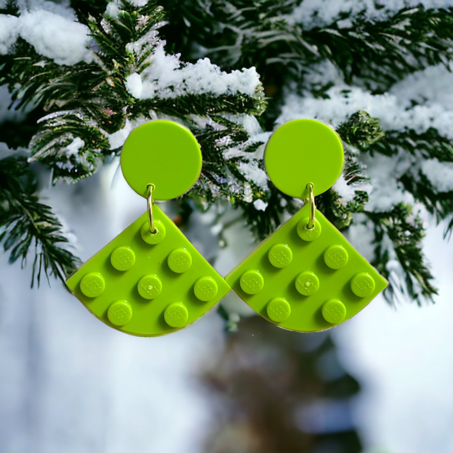 Brick Nic Lego Christmas Bow Earring Sets