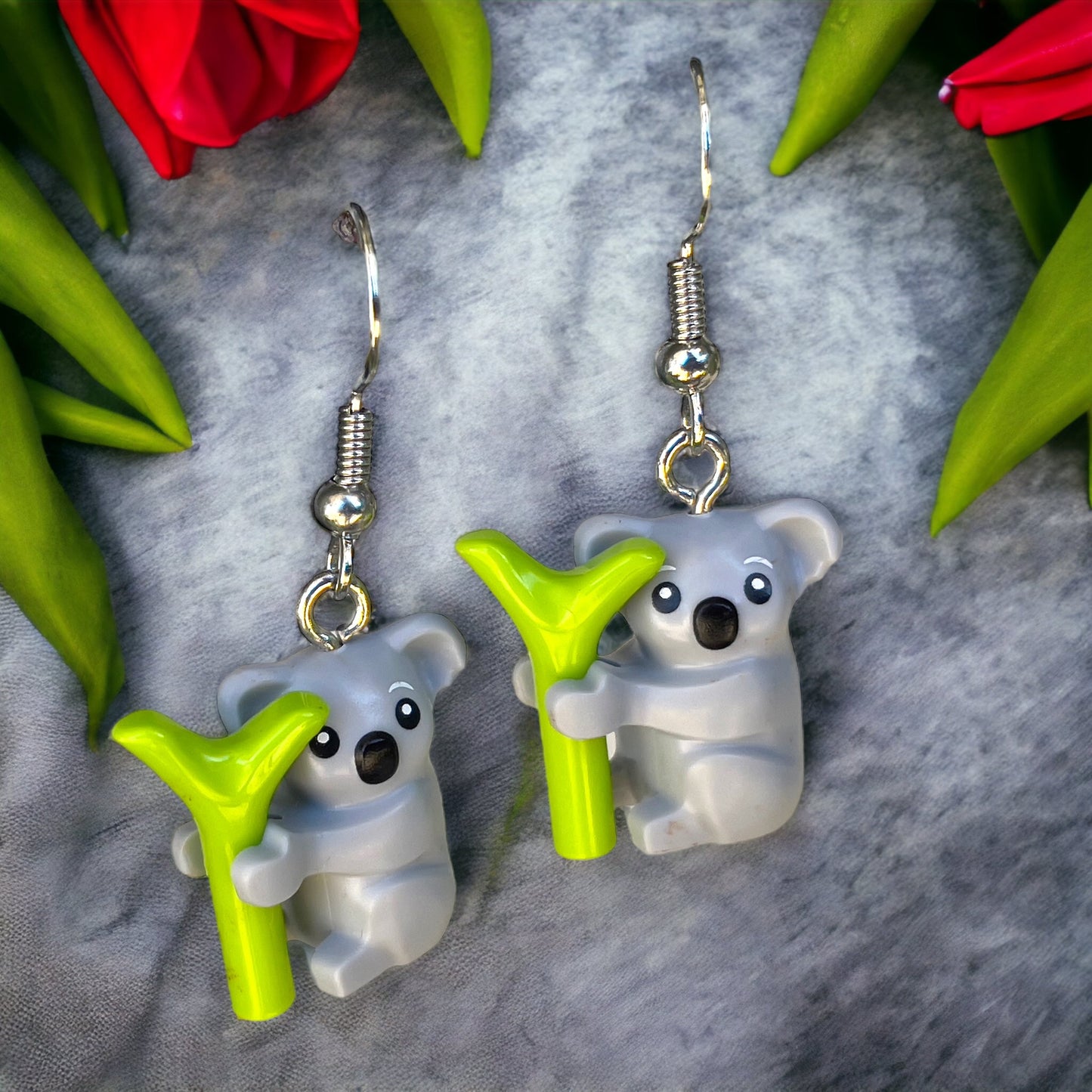 Brick Nic LEGO Koala Earring Set