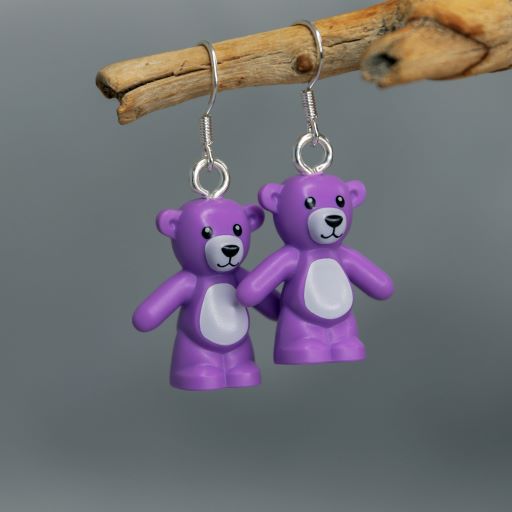 Brick Nic Lego Animal Hook Earrings